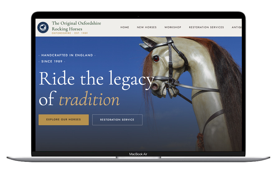 Oxford Rocking Horses website
