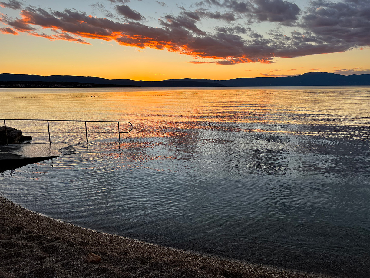 Sunset at Malinska, Krk Croatia