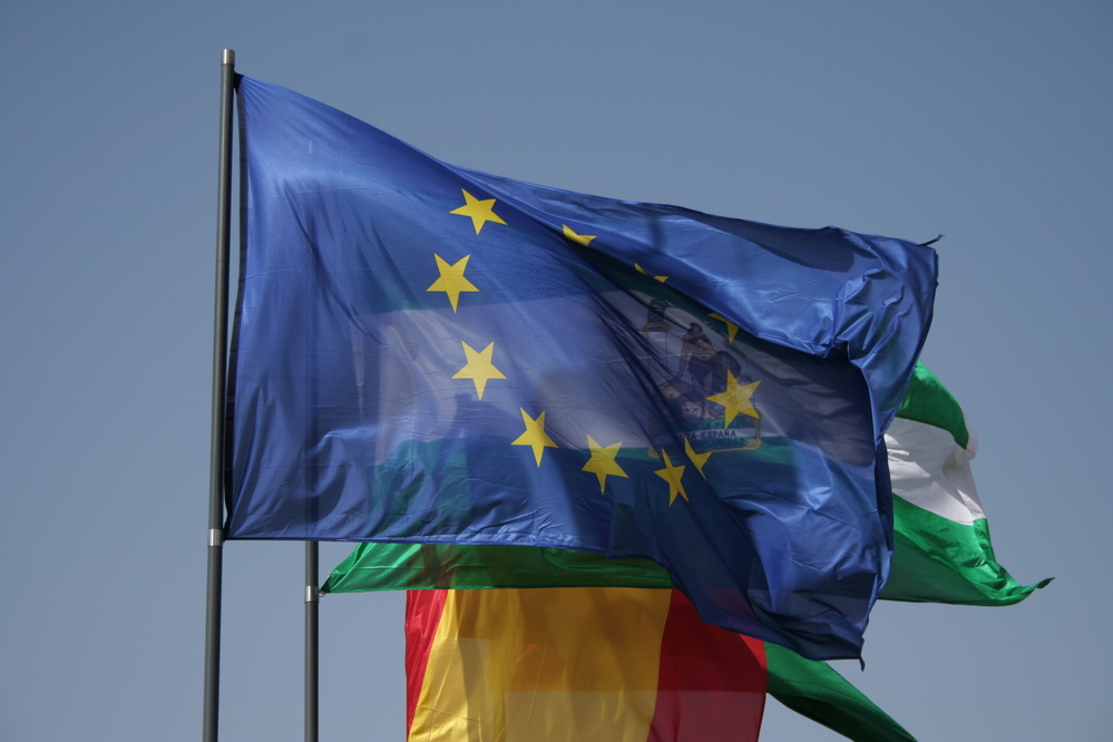 European Union Flag, Granada Spain