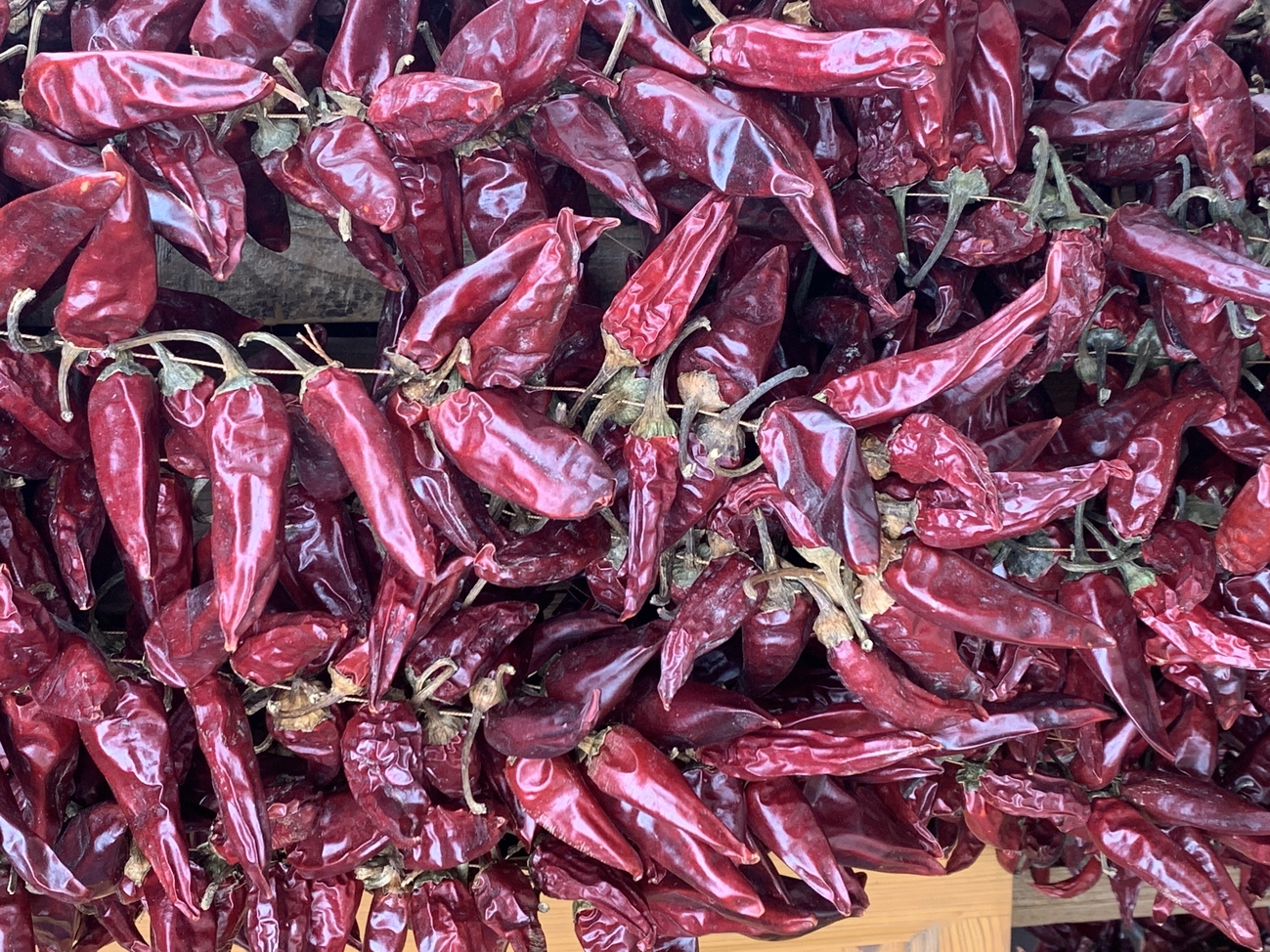 Paprika drying, Tihani Hungary