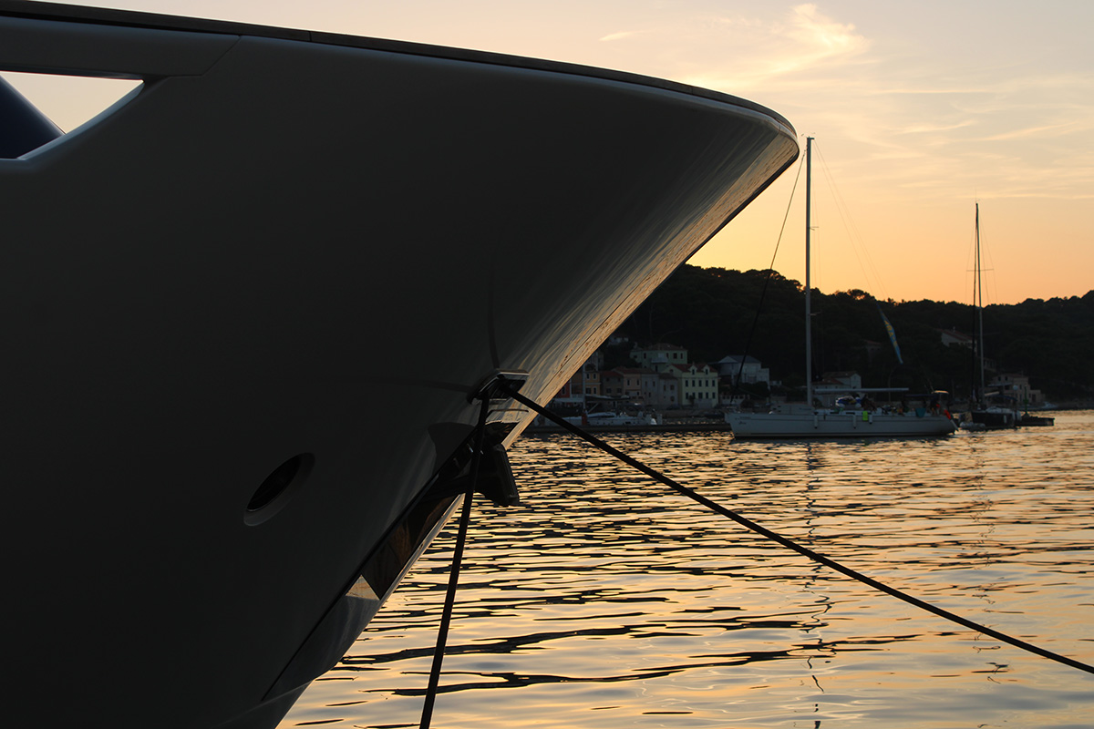 Luxury yacht Mali Losinj