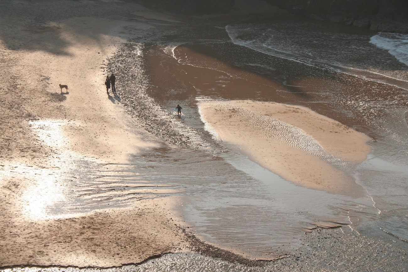 Llangranog Beach, mid Wales